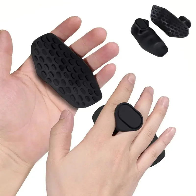 Poignées antidérapantes pour la musculation, les tractions, l'entraînement en salle de sport - Protecteurs ergonomiques en caoutchouc pour la paume de la main, unisexe.